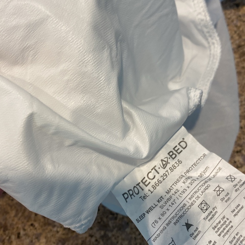 Protect A Bed Sleep Well King 2 Pillow Protectors Mattress Protector-PARTIAL KIT - Picture 17 of 17